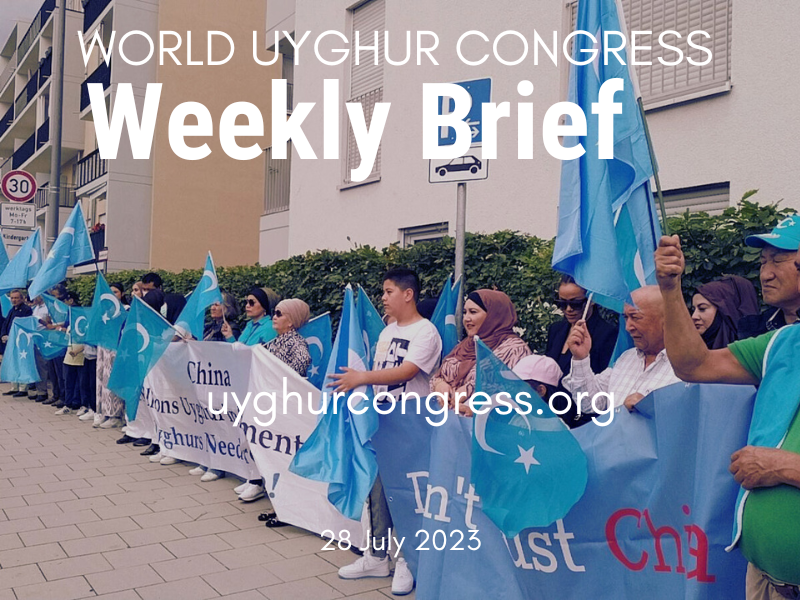 UyghurCongress's tweet photo. 🗞️ The WUC's Weekly Brief is out!
https://t.co/8Yn0Rvcw5s

Read about:
➡️@UyghurCongress Commemorates the 9th Anniversary of #YarkandMassacre
➡️@UyghurCongress Participates in Interactive #Uyghur Diaspora Voices Workshop in Sheffield
➡️@UyghurCongress Welcomes Forced Labour Disclosure Act (UFLDA) in the U.S.
➡️Uyghurs in the Diaspora Preserve the #Uyghurlanguage by Offering Apprenticeships