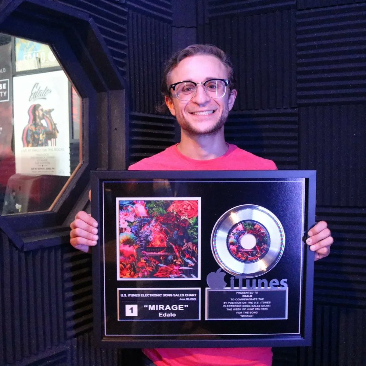 edalomusic's tweet photo. "Mirage" hit #1 on the Electronic Top Charts on iTunes!! Thank you to every single person who streamed and purchased my single. I'm absolutely thrilled to have seen this chart the week of June 9th. It's an honor to have been included with some of my favorite electronic artists! 
.
.
.
.
.
.
.
.
#Edalo #Mirage #iTunes #TopCharts #Electronic #Grateful #FeelGoodMusic #LiveElectronic