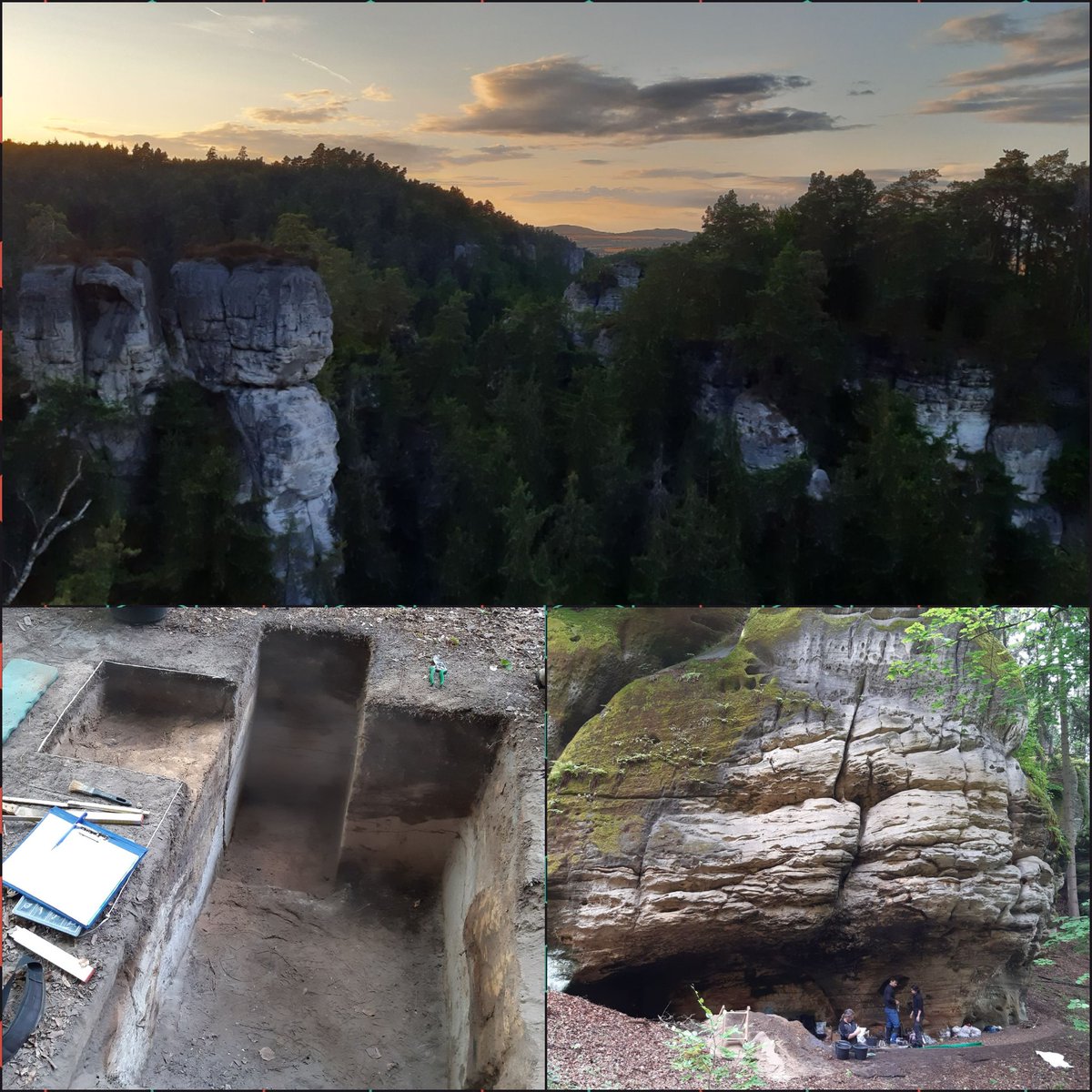 Three amazing days spent at excavation at Hruboskalsko region in Cesky raj (Bohemian Paradise). Left also with something to analyze🙂 Thanks to @Petrda7 and his team!