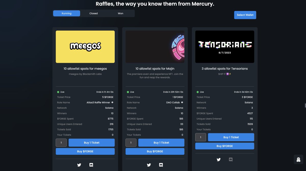 BlocksmithLabs's tweet photo. You love to see it, just like the old days 🙂

If you are a founder and you are interested in raffling allowlist spots for your project in $FORGE, create a ticket in our Discord server and we will be able to assist.

Only on Atlas3 🔷 https://t.co/rCSaUxqFSZ
