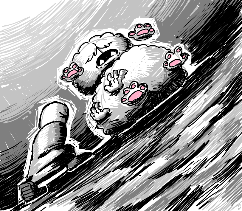 FISHME4T's tweet photo. shitpost doodle in-between c0mmissi0ns https://t.co/fZqRdHO8cP