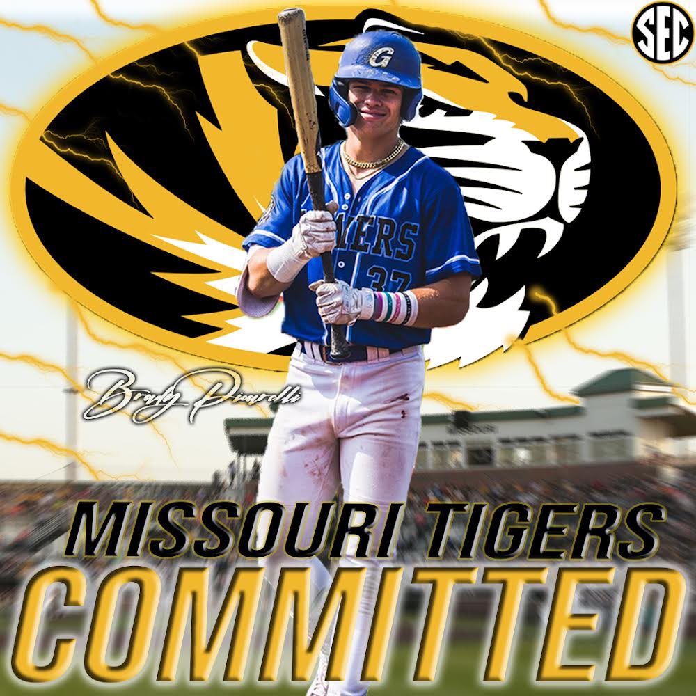 Brady Picarelli (@bradypicarelli1) on Twitter photo I am extremely excited to announce my commitment to the University of Missouri. I would like to thank my family, coaches, and friends for pushing me to my limits. I would also like to thank god for giving me the opportunity to fulfill my dreams.
<a href="/mwhitey27/">Matt Whiteside</a>
<a href="/Im_That_Dad_KJ/">Kerrick Jackson</a> I am extremely excited to announce my commitment to the University of Missouri. I would like to thank my family, coaches, and friends for pushing me to my limits. I would also like to thank god for giving me the opportunity to fulfill my dreams.
<a href="/mwhitey27/">Matt Whiteside</a>
<a href="/Im_That_Dad_KJ/">Kerrick Jackson</a>