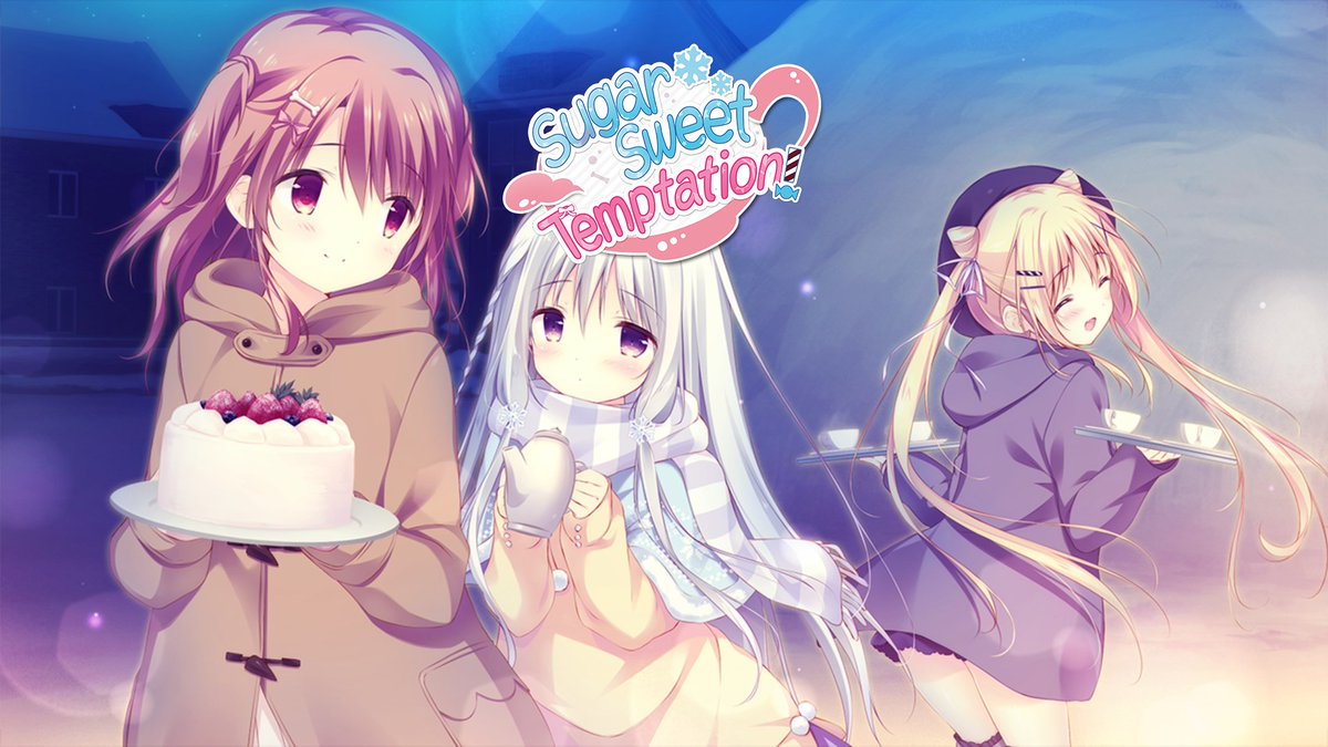 NookSite's tweet photo. 🍰#SugarSweetTemptation by @LoveLabJapan is out now!

🎨With gorgeous art by @shiratamacaron, cute heroines, and a sweet story, this #visualnovel is worth picking up

🔗Review: https://t.co/dsQaHd841e

🔗Guide: https://t.co/kSAYa9DJ9M https://t.co/JbYxN8m9g9