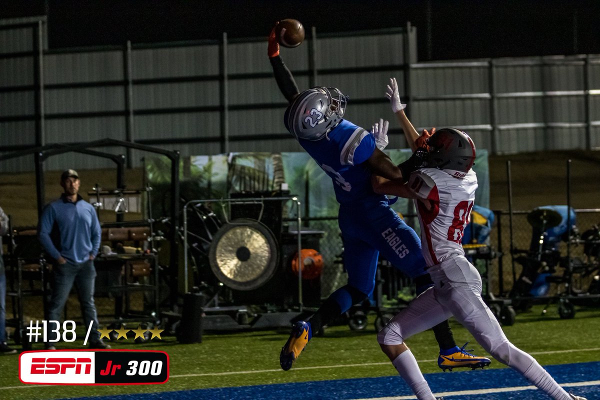 2025 DB/WR Jay’Len Mosley is ranked #138 in the <a href="/espn/">ESPN</a> JR 300 player rankings!

espn.com/college-sports…