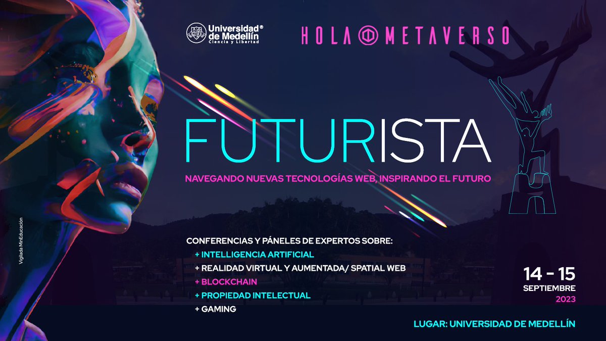 Join us for FUTURISTA this Sept 14-15 🚀. An incredible journey through emerging web technologies like AI, Blockchain, AR, VR & the Spatial Web. Expert talks, student contests, digital art & light shows. An event aimed to inspire, educate & connect. Get ready to navigate the…