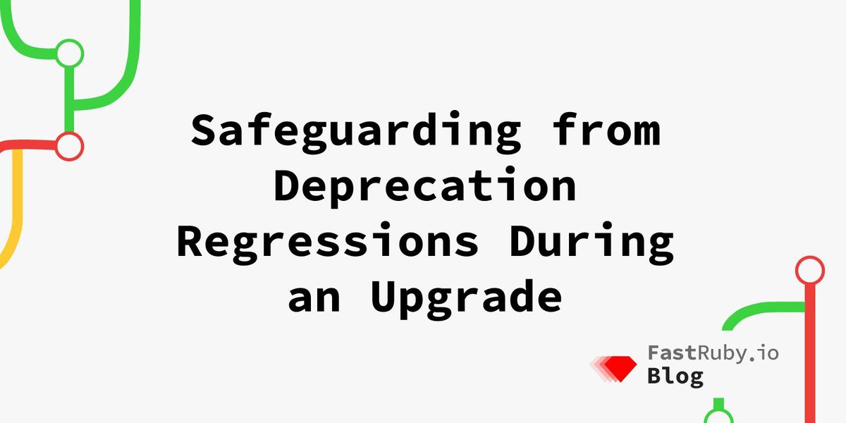OmbuLabs's tweet image. Upgrade your Rails application without the fear of deprecation warnings. Our latest blog post shows you how. Check it out: go.fastruby.io/29r #railsupgrade #rubyonrailsapplication #rails #deprecationwarnings