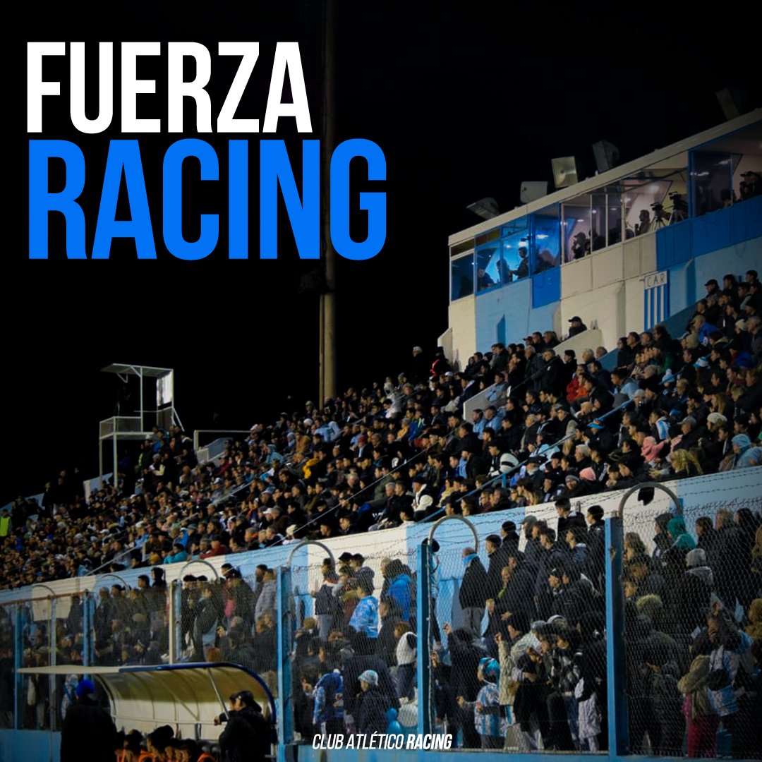 ClubARacing's tweet photo. 𝚃𝙾𝙳𝙾𝚂 𝙹𝚄𝙽𝚃𝙾𝚂 𝙷𝙰𝚂𝚃𝙰 𝙴𝙻 𝙵𝙸𝙽𝙰𝙻 💙🤍💙 https://t.co/6Zrmr8NPYi