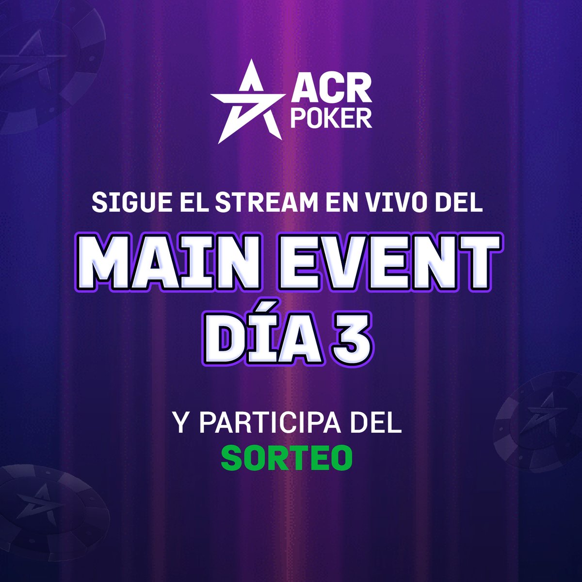 AcrPokerLatam's tweet photo. ¡Si hay Stream, hay SORTEO!

🥳 1 🎟️ de US$109

1. Síguelo por aquí 👉 @CodigoPoker
YT ▶ https://t.co/RM0i5dWmHl
2. Menciona 3 amigos del poker
3. Dale 🔄❤️ +Nick

¡Suerte para tod@s! 🍀

_____
#poker #torneo  #Uruguay #latam #pokernight #ACRpoker #Enjoypokertour #stream https://t.co/Z8EYcj2p07
