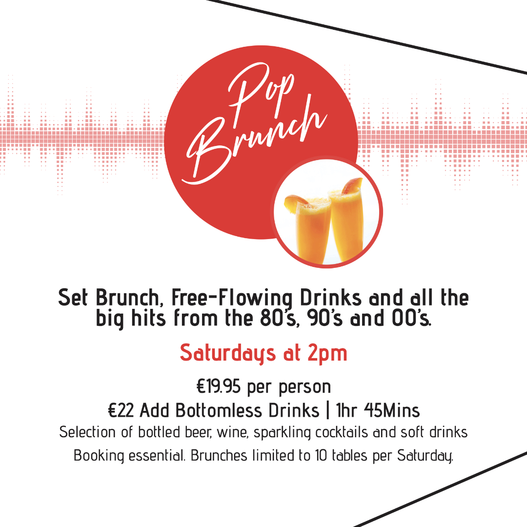 Wondering how you’re going to make it through that last bit of the workday and into the weekend? 
Give yourself something to look forward to. Treat yourself to Pop Brunch this Saturday and Sunday at RTG 

#redtorchginger #thaifoodireland #irishrestaurant #brunchdublin