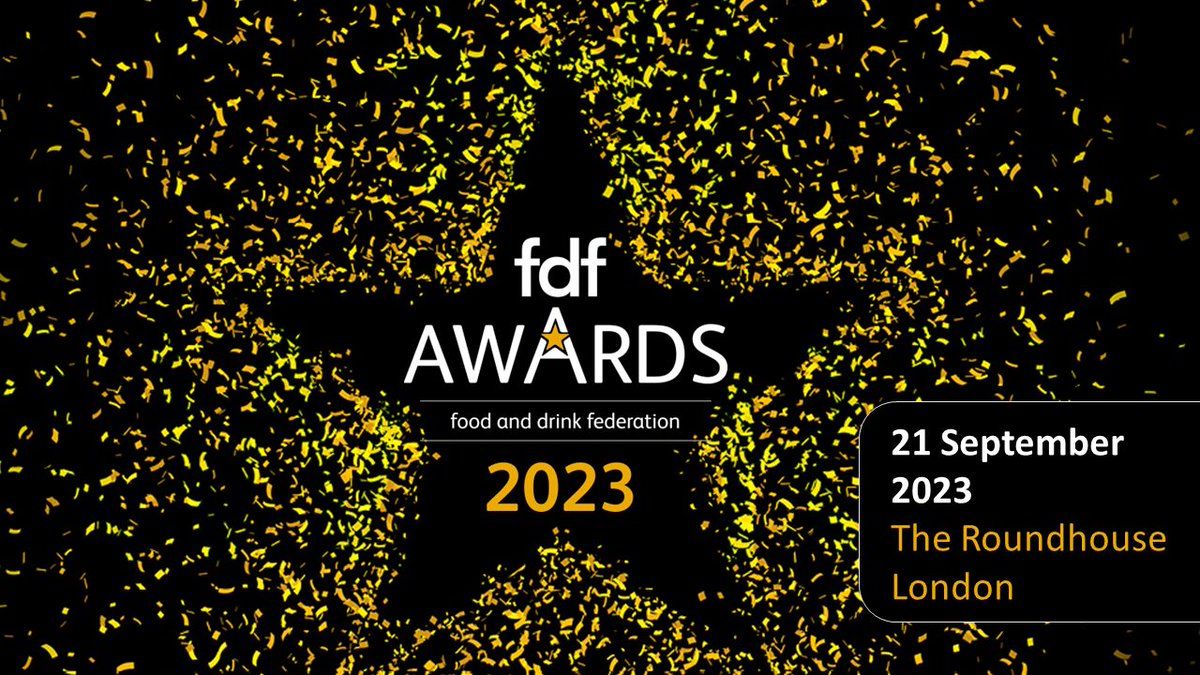 🏆 We are really looking forward to the #FDFAwards on the 21st of September, a wonderful event which we are the Charity Partner for. The Awards are the ones to win for our sector, recognising and rewarding excellence for innovation, competitiveness and talent in the industry.