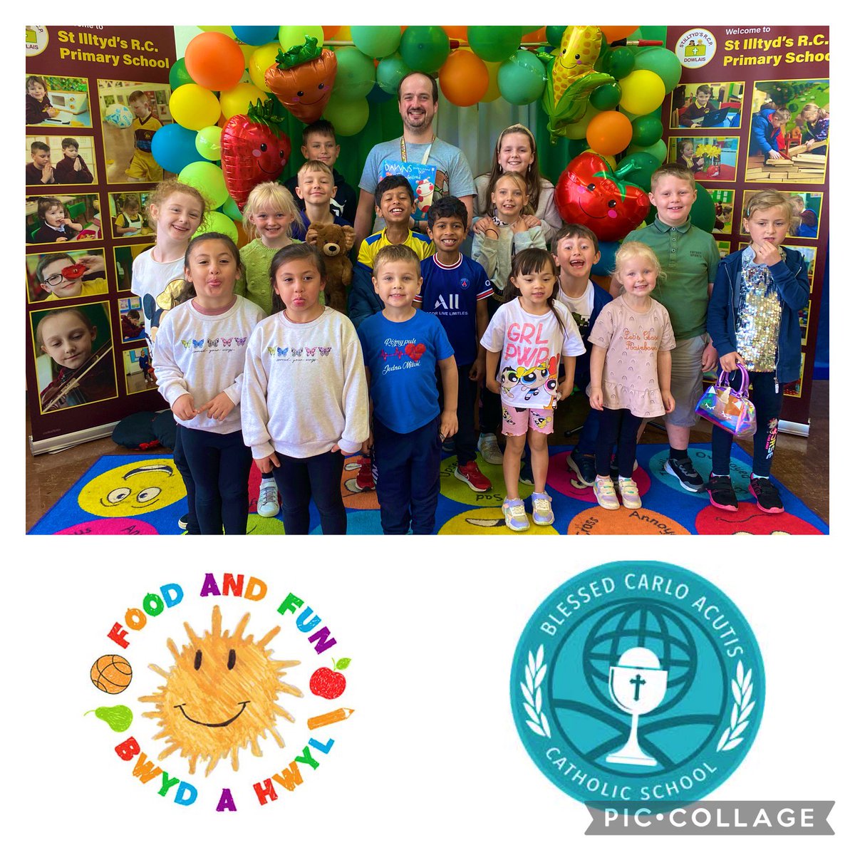 Illtyds_RC's tweet photo. #BCAFoodAndFun23
#Day4
A great big thank you to Osian #DowlaisLibrary @WellbeinMerthyr who kept our @foodandfunwales children entertained this morning reading Ronald Dahl 📖
@JanineBrill
#nutritionalSkillsForLife
@CTMUHBDietetics
@ShelleyPowellRD
@MerthyrCBC
#BCALiteracy https://t.co/QVTpVfIV3T