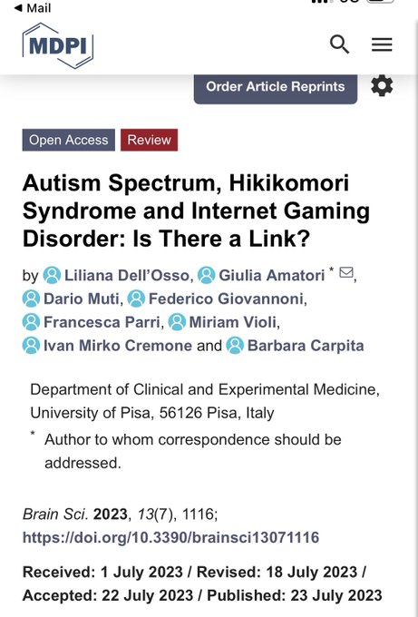 Received 1 July 2023, revised 18 July 2023, accepted 22 July 2023.
Hhmmm... Should <a href="/snsf/">Srinivas Narayanan</a> pay for the Article Processing Charge of such articles?

ht <a href="/JoelBillieux/">Joël Billieux</a>