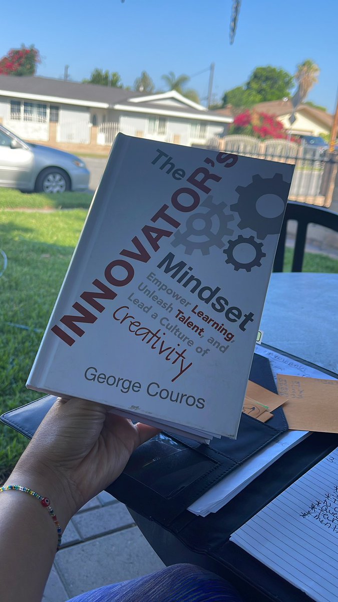 I’m at a very interesting time of my professional life right now. No matter what happens, all I know is that getting myself back into the world of innovation through reading and tweeting, will be worth it. Reading @gcouros book & I’m HYPED! #leadership #InnovatorsMindset