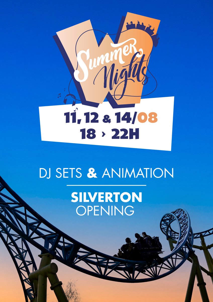 Walibi présente : SUMMER NIGHTS 🌕 🦘
Le 11, 12 et 14 août, Walibi sera ouvert de 10h à 22h avec des animations de dingue dès 18h !
---------------
Walibi stelt voor: SUMMER NIGHTS 🌕 🦘
Op 11, 12 en 14 augustus is Walibi open van 10u tot 22u met waanzinnige animaties vanaf 18u!