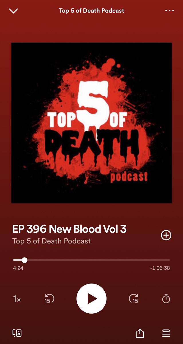 Finished up our “New Blood” series this week. Check’em out on Spotify and any where else you get your podcasts!