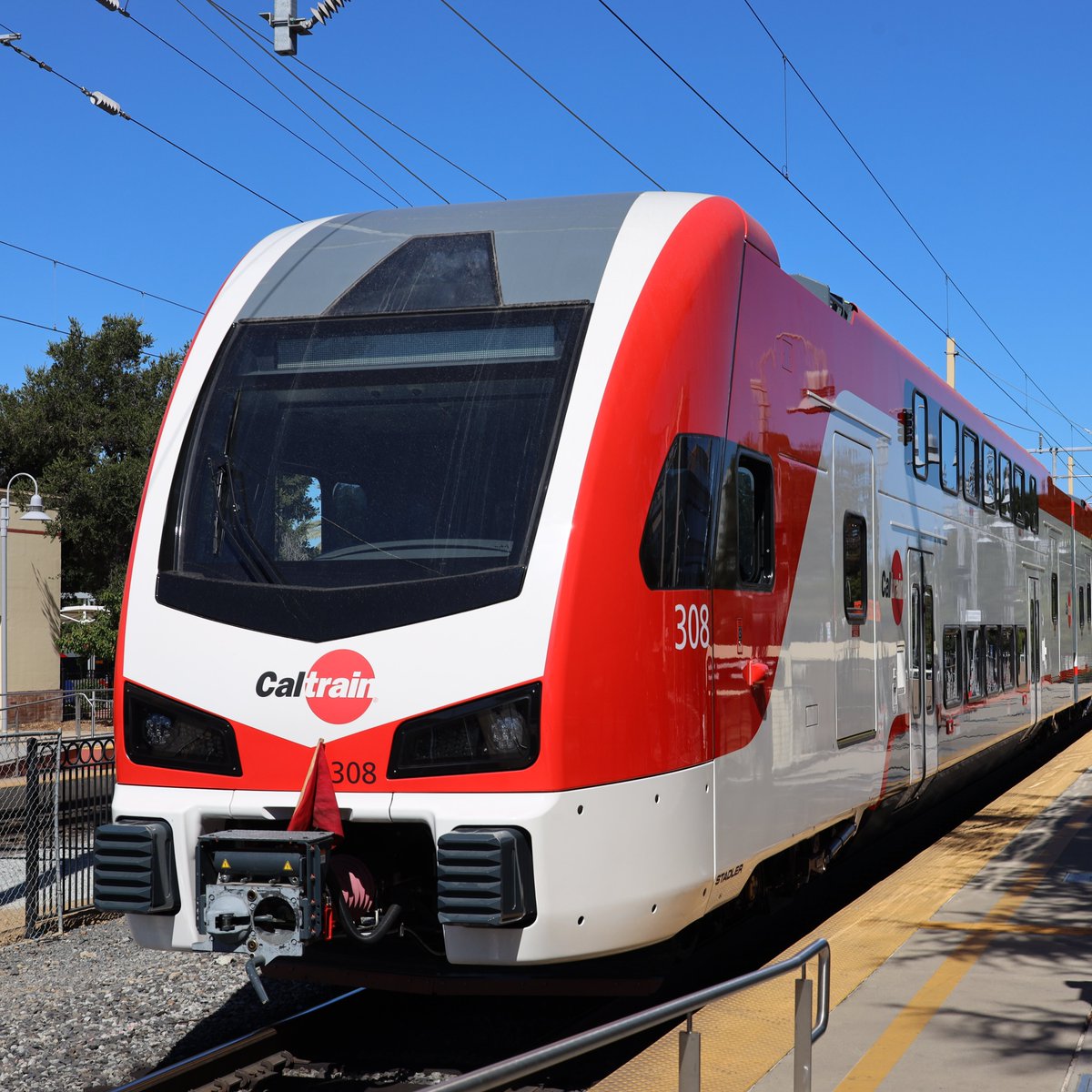 A Caltrain EMU.
