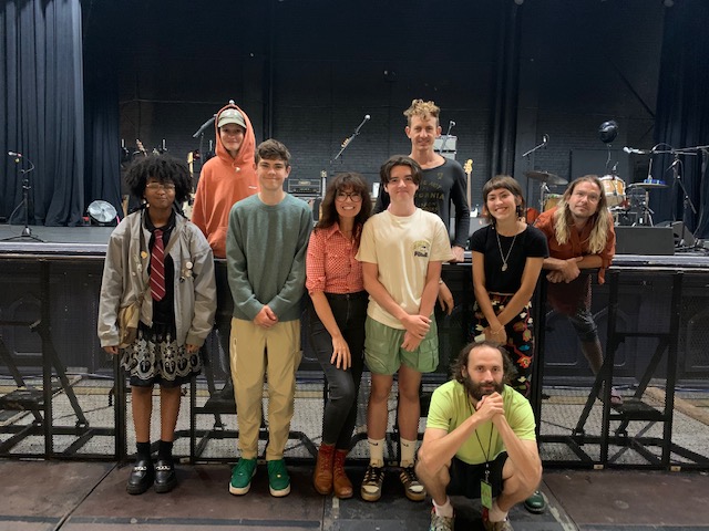 Founding member Aimee Zoeller took students to Big Thief’s soundcheck before their show in Indianapolis to discuss music, the creative process, and social change.