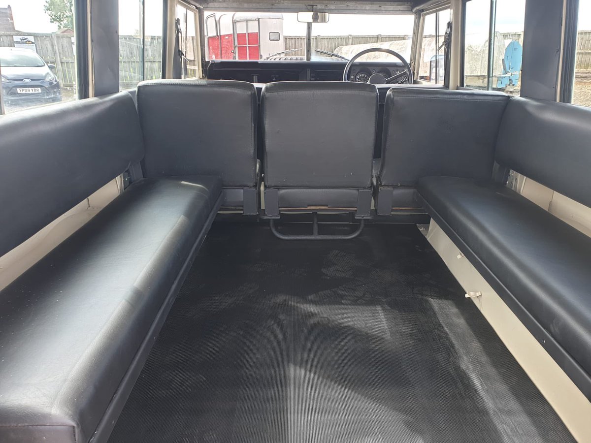 JohnBrown4x4's tweet image. A stunning (galv chassis AND bulkhead) Stage One V8 Station Wagon is going live this weekend. What a  rare machine, and the forerunner to the modern defender, with constant 4WD and diff lock! #stage1 #landrover109