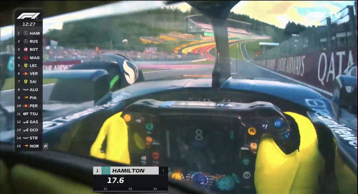 TearOffFR's tweet photo. On aime ce genre de caméra embarquée 🤩

#F1 #BelgianGP https://t.co/3Xbage9NIz