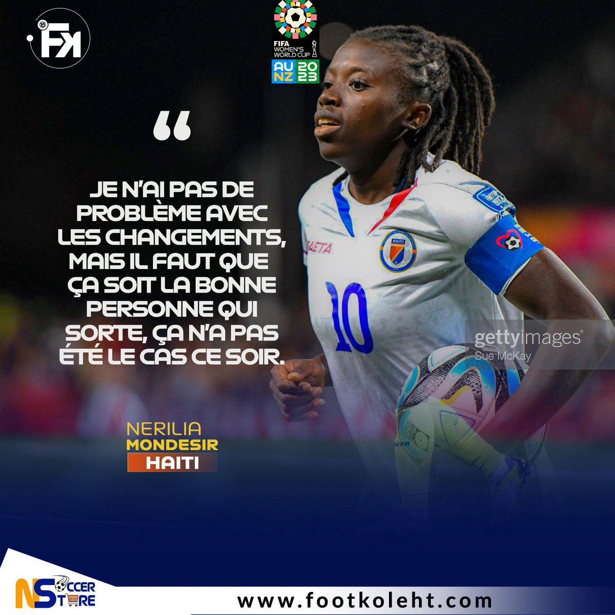 FootKole's tweet photo. Nerilia kòmante chanjman ki fèt nan match la.

Kisa w panse ? https://t.co/5S3nImYcka