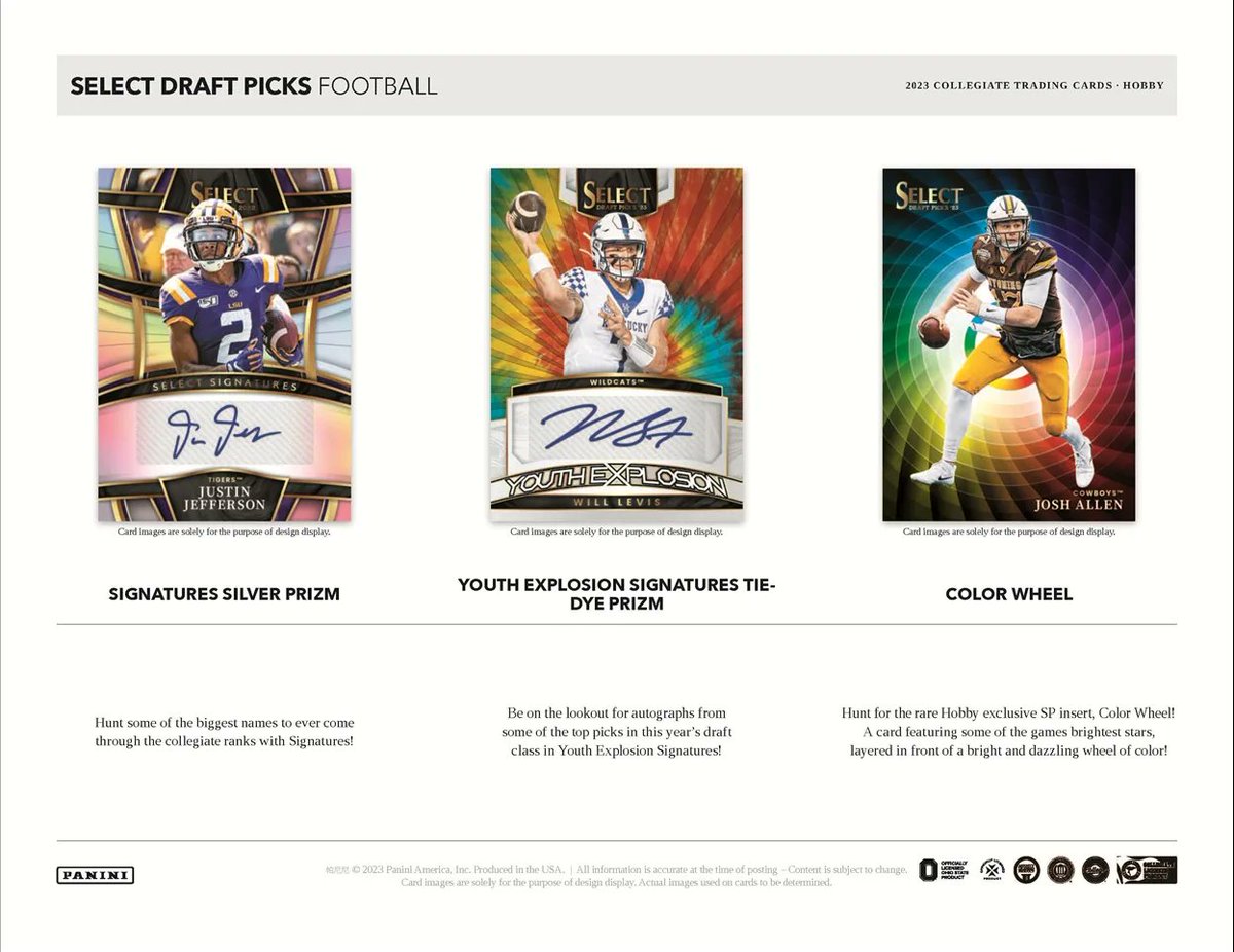 KnTSportscards's tweet image. New Release Panini Select Draft Football #selectdraft #paniniamerica #cardshopfl #cardshopfl #kntsportscards #kntbreaks #newrelease
