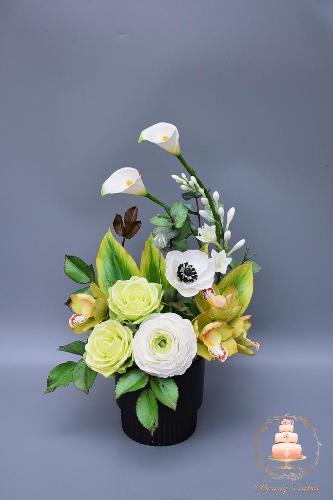 CakesDecor's tweet image. My flowers for Cake Art Bulgaria 2023 by Benny's cakes
cakesdecor.com/cakes/366788-m…
#flowers #flower #sugarflowers #gumpaste #flowerpaste #flowerscakes #roses #hosta #hostaleaves #cymbidium #cymbidiumorchid #callalilies #flowersarranga