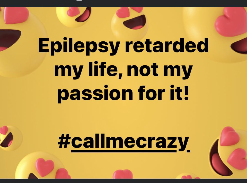 AlmaWayneMyers's tweet photo. “Epilepsy retarded my life, not my passion for it.” 

If I didn’t develop epilepsy so that I could help others with it, what was the point of all that work and effort to get seizure free without drugs? https://t.co/xFFT2WhsmS