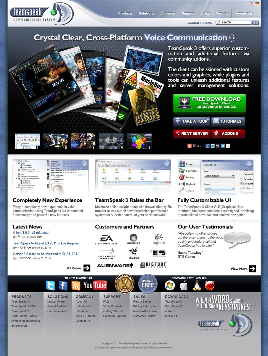 TeamSpeak tweet media