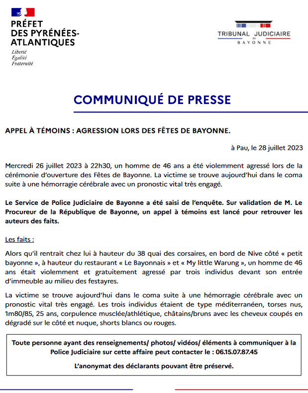 Préfet des Pyrénées-Atlantiques tweet media