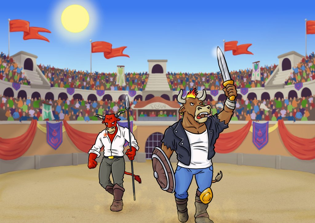 Get ready to join the #arena in <a href="/MoonstonesColl/">Moon Stones Collection</a> 

In fists or with sparkling weapons and companions, all the #Bulls will be able to participate in the #PVP battle !

Who will be the best fighter around? ⚔️

#WBSG #BEBULLISH #WAXP #WAXNFT #WAXFAM #P2E #NFT #PFP