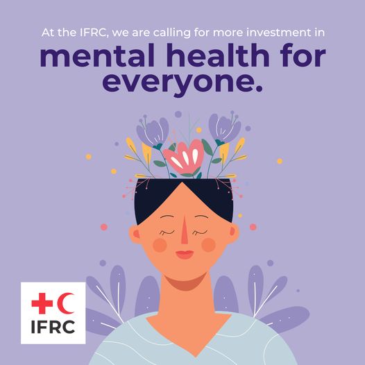 Mental health is one of the most neglected areas of public health.

Around 1 billion people are living with a mental condition. This has only worsened by the Covid-19 pandemic.

At the IFRC, we are calling for more investment in mental health for everyone.

#MentalHealthMatters
