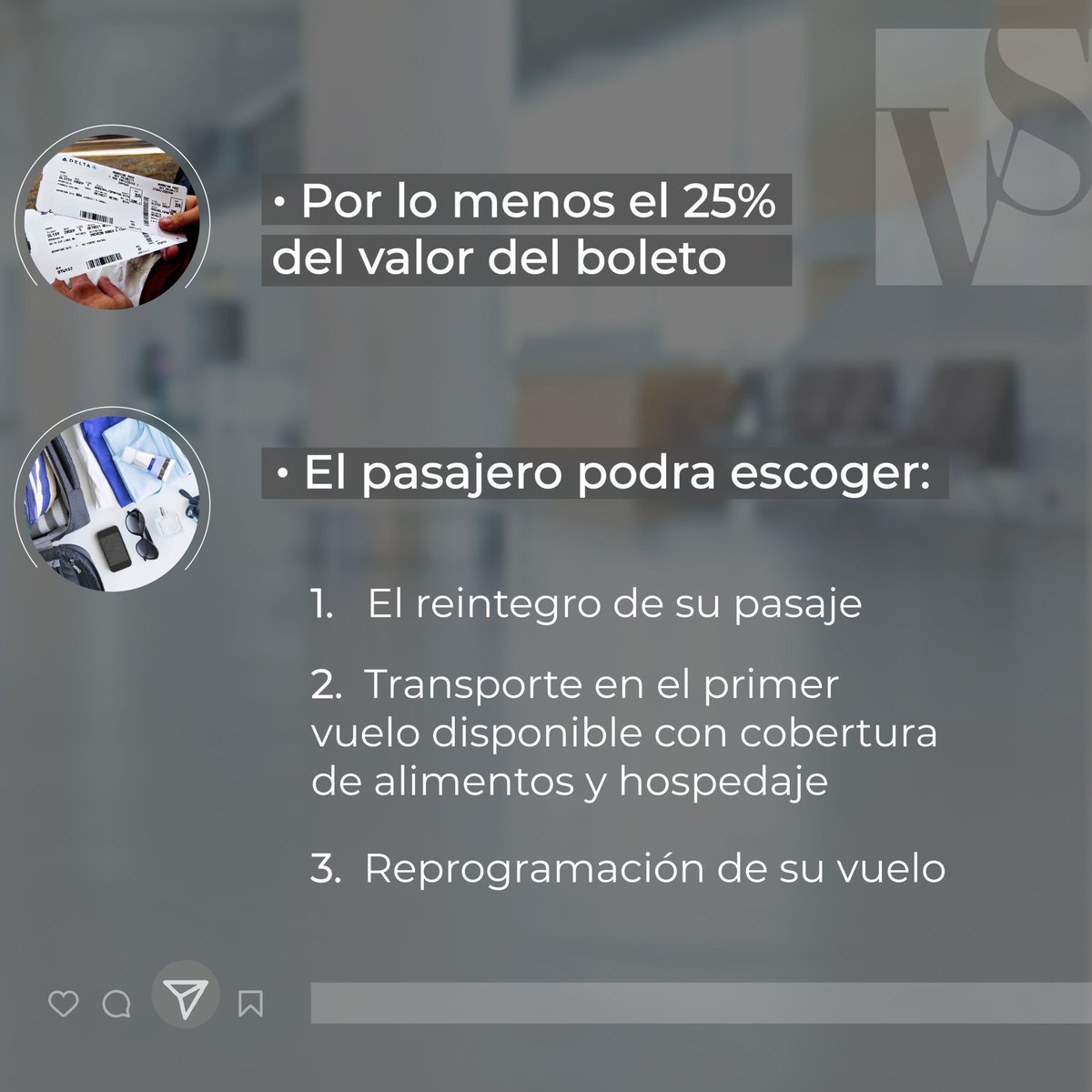 VelezSandovalSC's tweet photo. ✈️ La Primera Sala de la Corte determinó procedente que las aerolíneas comerciales deberán indemnizar a los pasajeros cuando se les niegue el abordaje por la sobreventa de vuelos.

#VelezySandoval #VelezySandovalAbogados #firmadeabogados #abogados #aerolineas https://t.co/OZE8S7OMZc