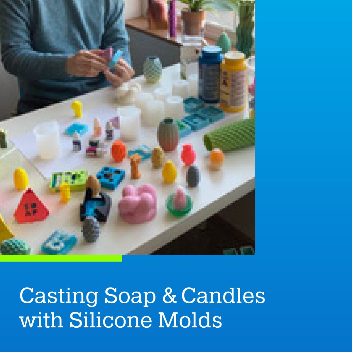 construct3dconf's tweet image. Casting is one of the oldest manufacturing forms in existence – and it has numerous advantages. It’s quick, inexpensive, and ideal for small quantity production. In this workshop, learn to create your own soap and candles using this time-tested method. Register for #Construct3D…