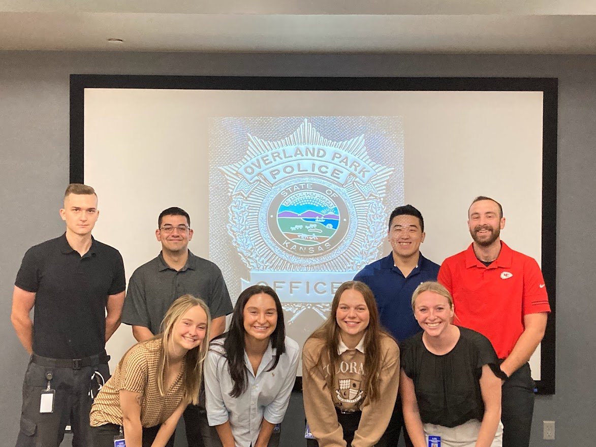 Today our interns completed their 8 weeks, culminating with individual presentations to Command Staff. 4 have already submitted their applications to join the <a href="/OverlandPark_PD/">Overland Park Police</a>. Good luck all!!!