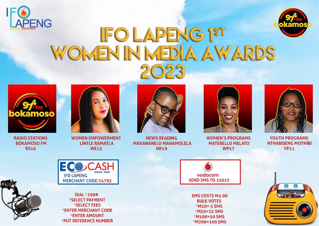 bokamoso974's tweet photo. [AWARD NOMINATIONS]: IFO LAPENG has nominated Bokamoso974 together with our crew as forces to be reckoned with. As our loyal listeners please follow the prompts below and vote for us. We would appreciate it greatly.

Bokamoso974. The Voice of Tomorrow, Today! https://t.co/T1sWO1qggN