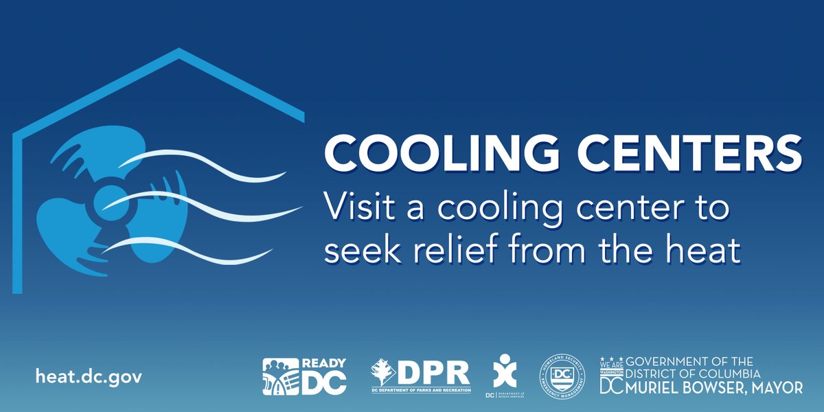MayorBowser's tweet photo. Reminder: You can request FREE transportation to a cooling center for yourself or someone else by calling 311 or the shelter hotline at 202-399-7093.

Find a cooling center near you ➡️ https://t.co/QIXMlZsaKb https://t.co/Taiab3GaQi