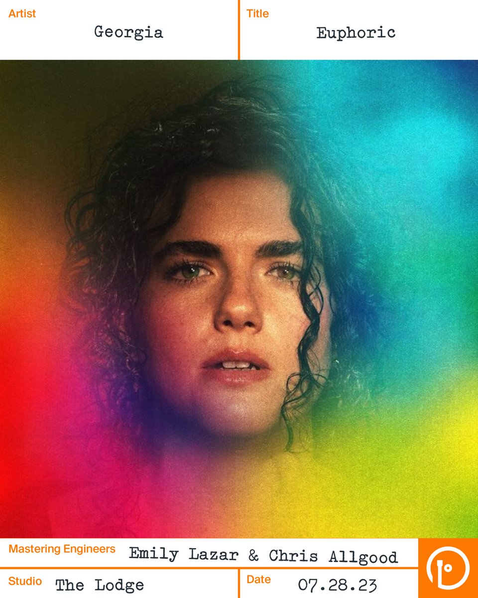 It’s here!!! 🌈✨🧡

Huuuge congratulations to <a href="/georgiauk_/">georgia</a> and <a href="/matsoR/">Rostam</a> on this extraordinary record! 🤩 

Mastered with 🧡 at the Lodge by <a href="/emilylazarlodge/">Emily Lazar</a> &amp; <a href="/Bubbaganoosh666/">Chris Allgood</a>