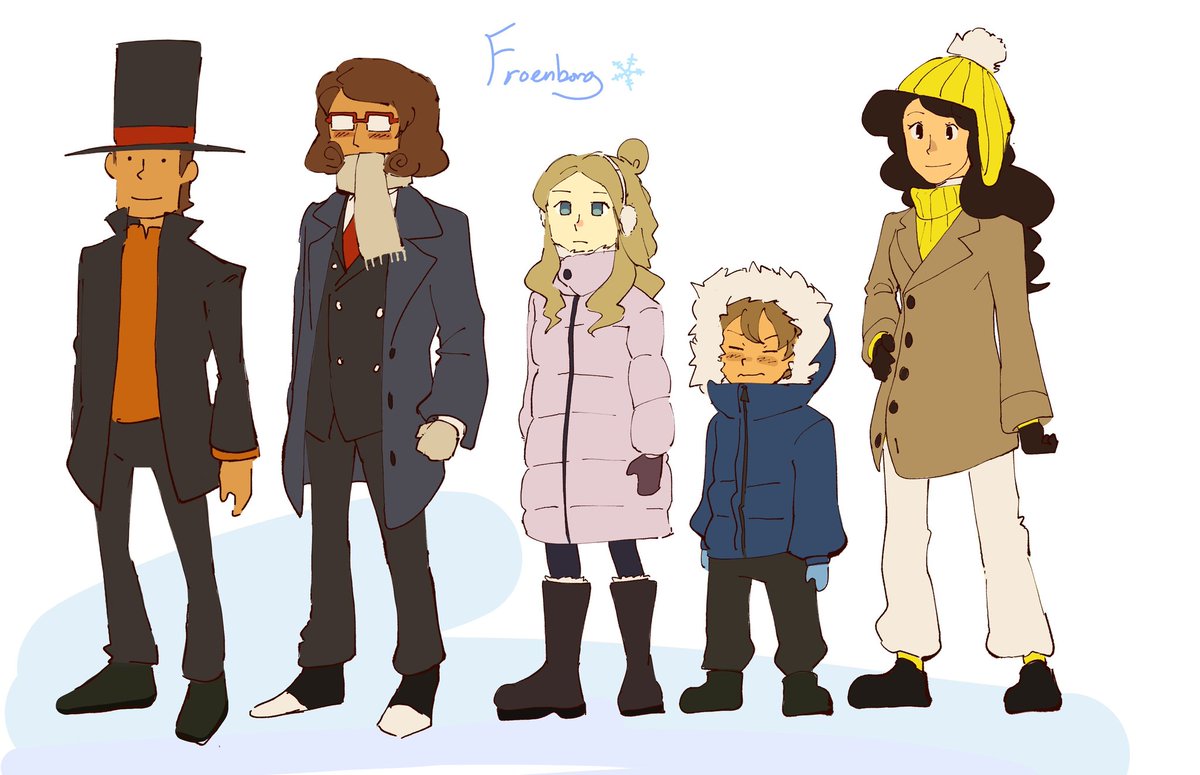 peachgoosy's tweet photo. outfits to travel the world in #professorlayton https://t.co/ViFSwQQRo4