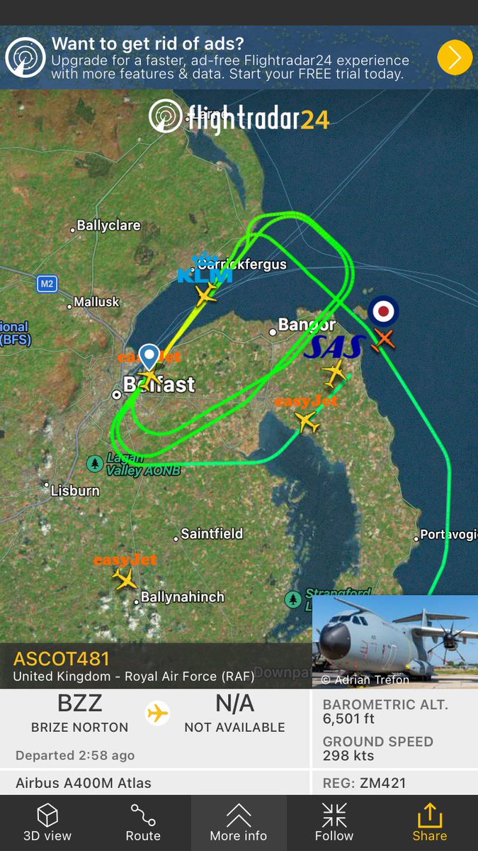joncom's tweet photo. Third goarpund for ASCOT481/31569dd3 at Belfast City after UDAF Globemaster did go around and headed for International https://t.co/YFLeNJK6lO