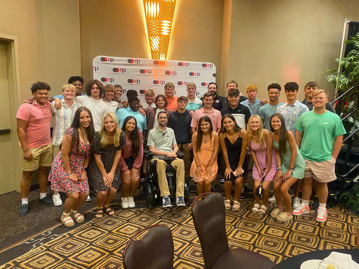 Piratewrestling's tweet photo. @PerkinsBasketb1 @PerkinsATH @FootballPerkins @PerkinsHSCheer @PerkHSbaseball @PerkinsSoccer 
Perkins athletes showing up to support alumni Tyson Gentry @TysonGentry24 
At the New Perspective Foundation Breakfast. https://t.co/5kOGLvFpK3