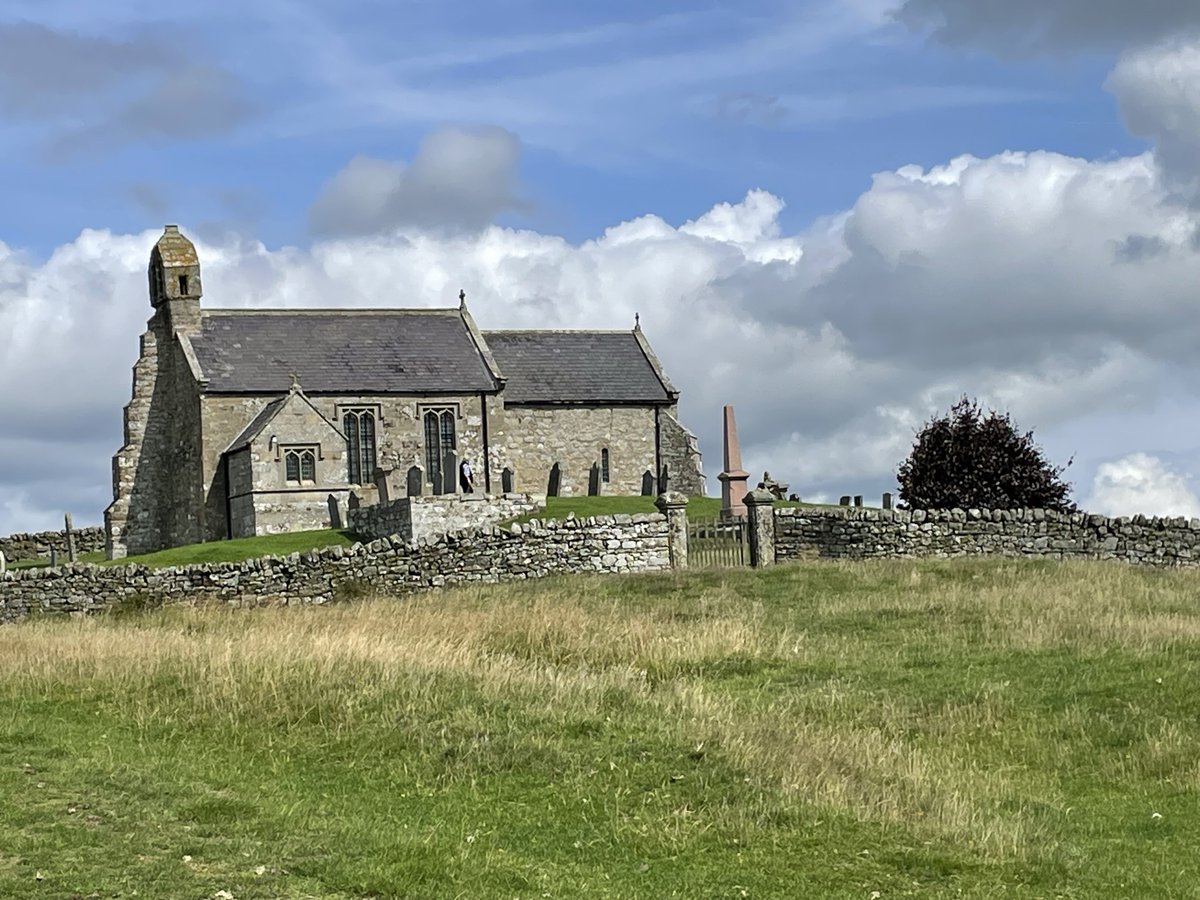 JonHarle1's tweet photo. Always good to cycle some "new" miles, and I clocked up a few yesterday, west of Kirkwhelpington, and back through Colt Crag Reservoir &amp; Thockrington. Included St. Aidan's Church, dating back to the 11th century. Gorgeous. Nothing but curlews and sheep for company! @NorthumbriaCC https://t.co/YWw4GekFAd