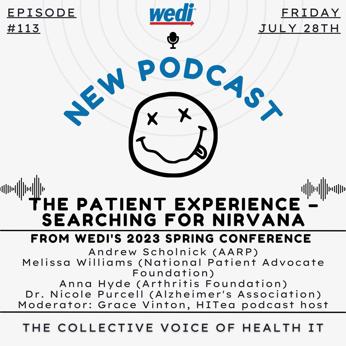 Smells like a new podcast! There's a lot going on in health care right now, but how does it all affect patients? If you missed the amazing patient advocate roundtable at #WEDIspring, this is your chance to better understand what nirvana means to them 🤘