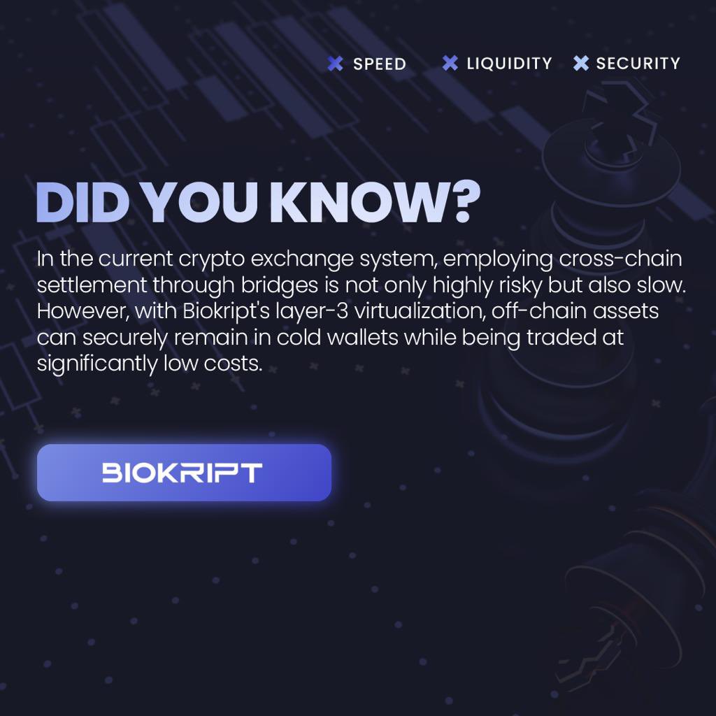 biokript's tweet photo. Learn more about Biokript layer-3 virtualization on our Whitepaper! 

https://t.co/BpbBTCX0ku https://t.co/gw4QK3qXVJ