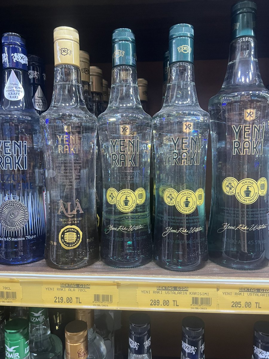 Kıbrıs’ta rakı fiyatları şöyle , ben anlamam siz bakın