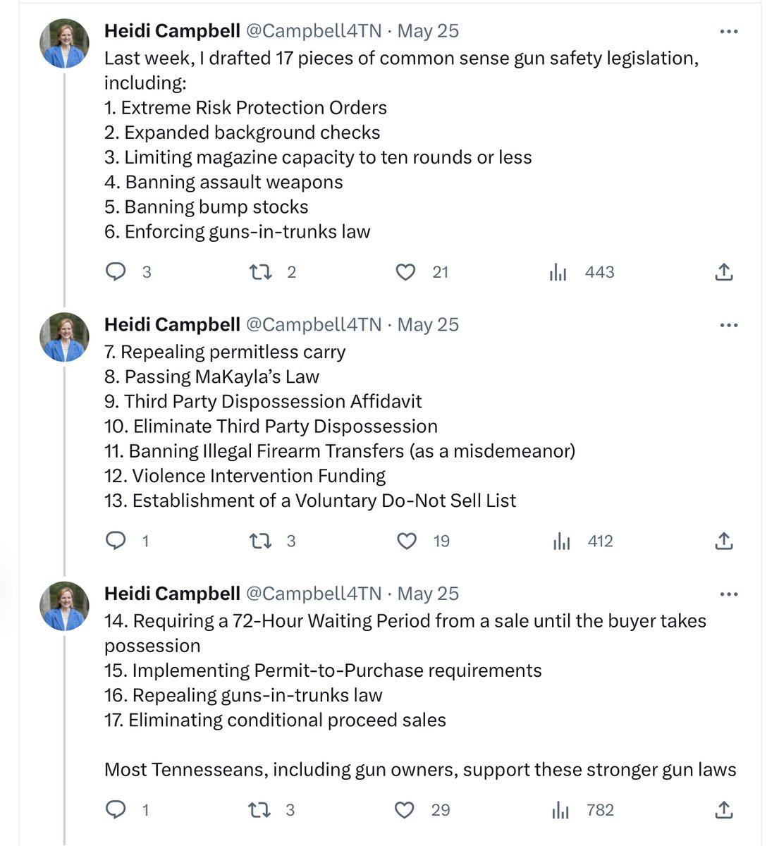 RobynP, Reborn (@robinpjackhole) on Twitter photo What does oppression and tyranny look like?! See below, <a href="/Campbell4TN/">Senator Heidi Campbell</a> is the very model of the extreme left. #2A #guns #freedom #Liberty #redflagdown What does oppression and tyranny look like?! See below, <a href="/Campbell4TN/">Senator Heidi Campbell</a> is the very model of the extreme left. #2A #guns #freedom #Liberty #redflagdown