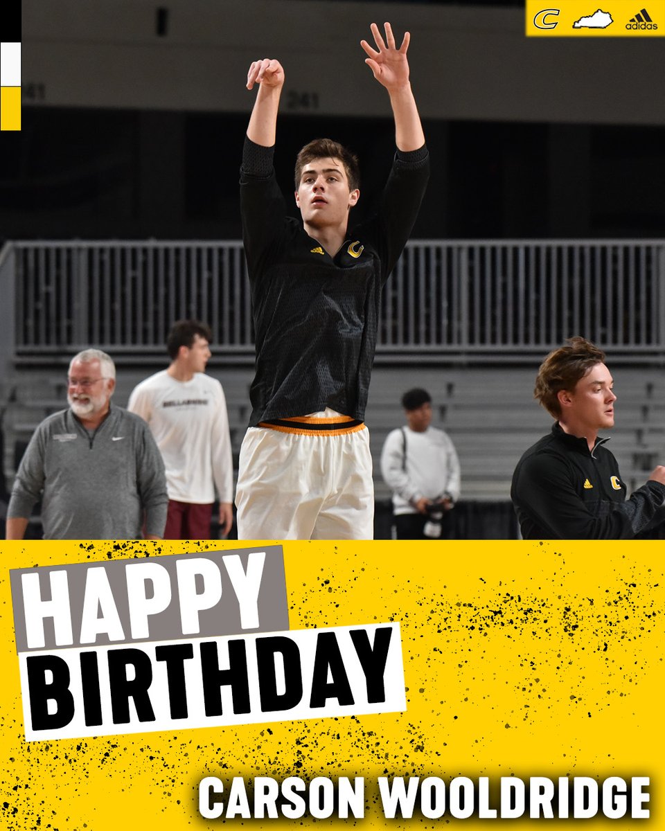 CentreMBB's tweet photo. RT &amp; Favorite to join us in wishing @Cwooldridge31 a Happy Birthday! 

⚫️🟡 https://t.co/8e2N2SKifK