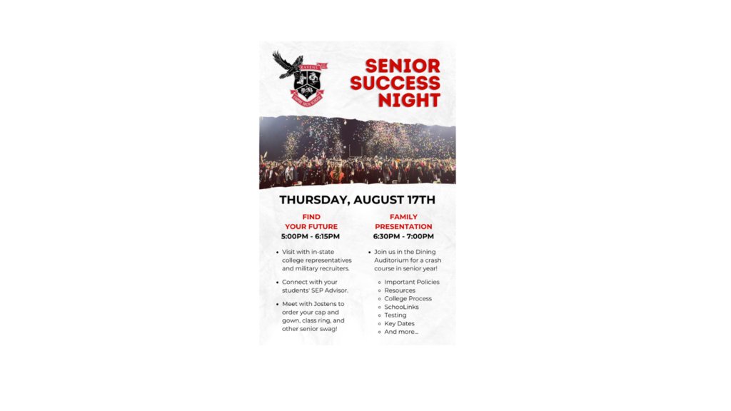 Families, mark your calendars and plan to join us on campus for our upcoming events!