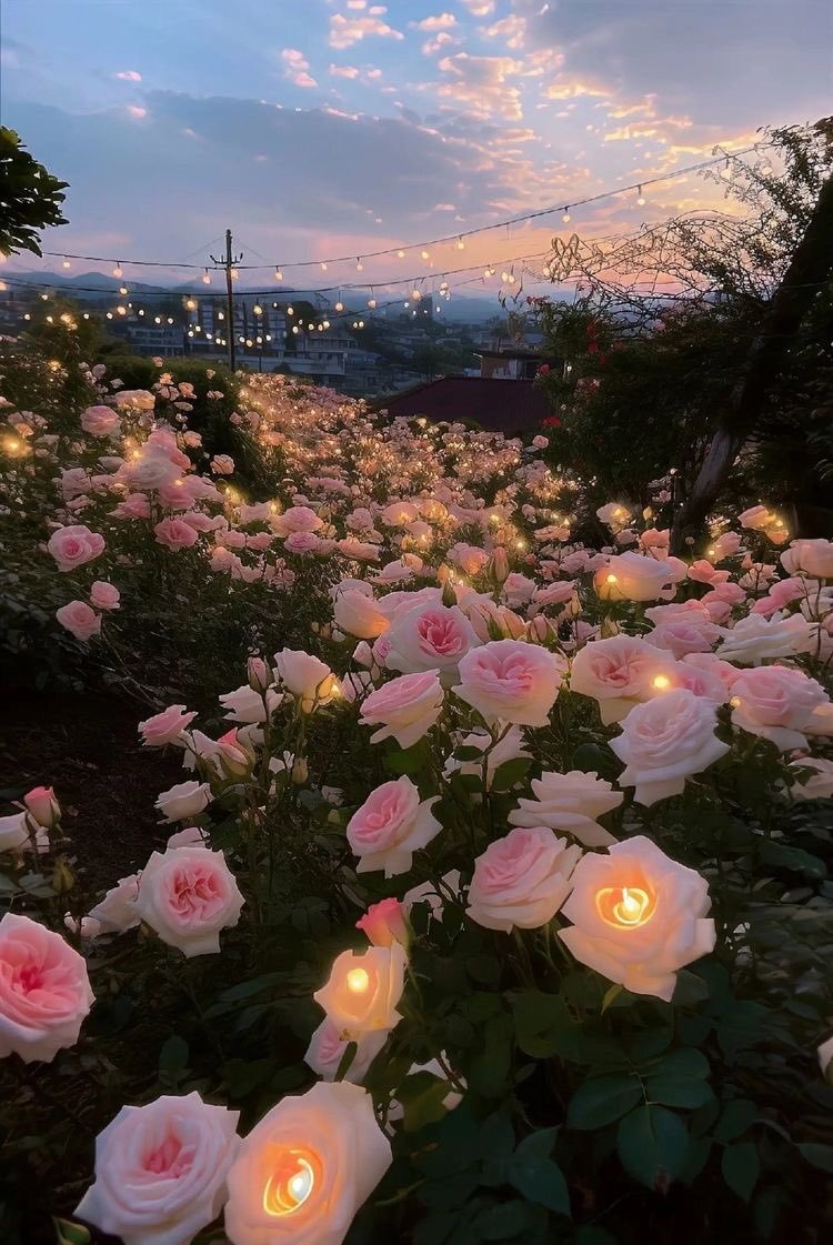 oh to be surrounded by flowers