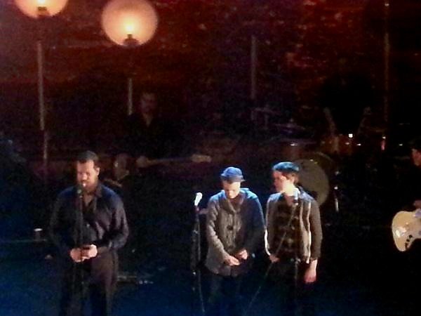 Thinking back today to all the @johngrantmusic  Dublin shows where Sinead inevitably showed up, either in the shadows providing backing vocals or joining him, like this time in 2014 with @wearevillagers for a performance of Glacier. #SineadOConnor