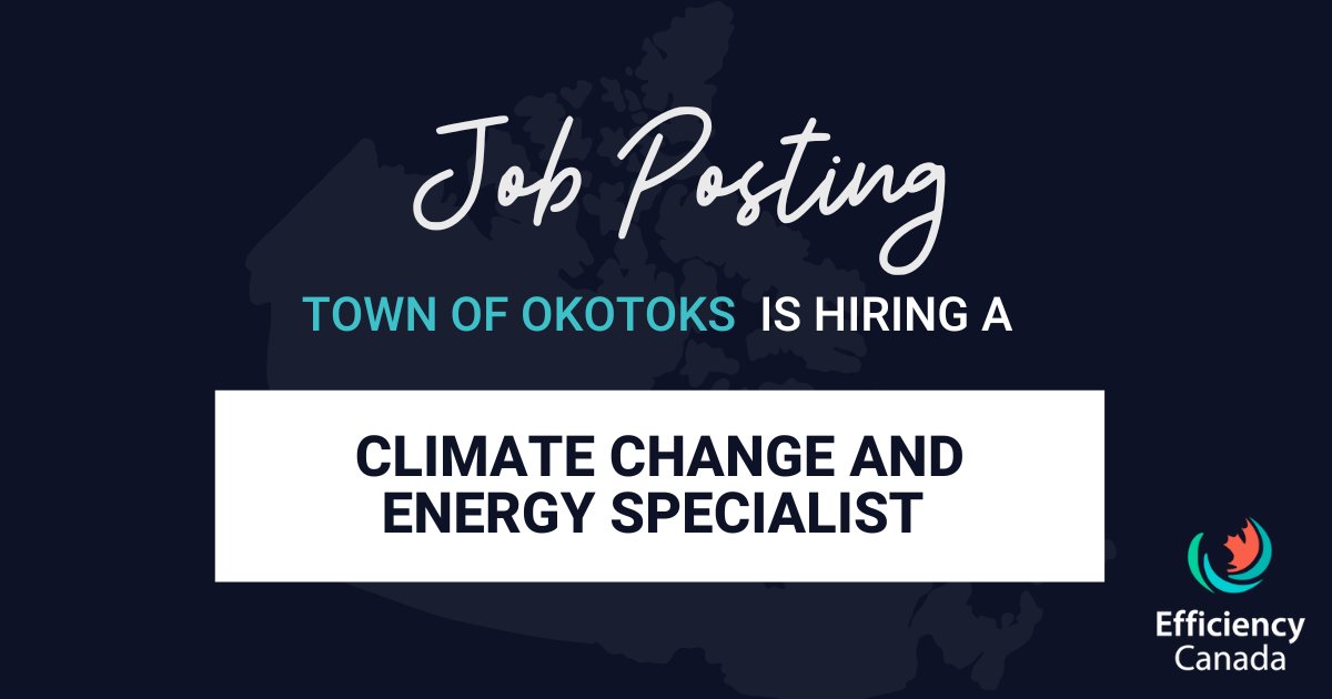 JOB ALERT: @townofokotoks is hiring a Home Energy Retrofits Lead. Apply by July 30, 2023, at discoveree.ca/job/1049139-cl…